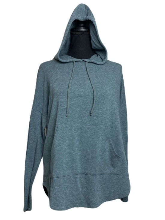 JODIFL Tops - Jodifl Teal Long Sleeve Hoodie Relaxed Fir Women’s Small